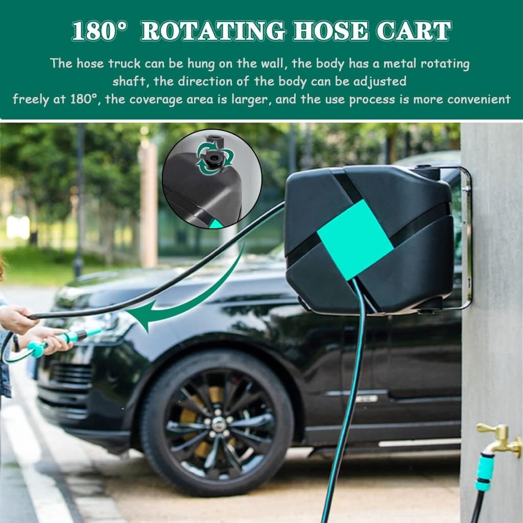 HoseMate Pro 2-in-1 Compact Hose Reel 25m