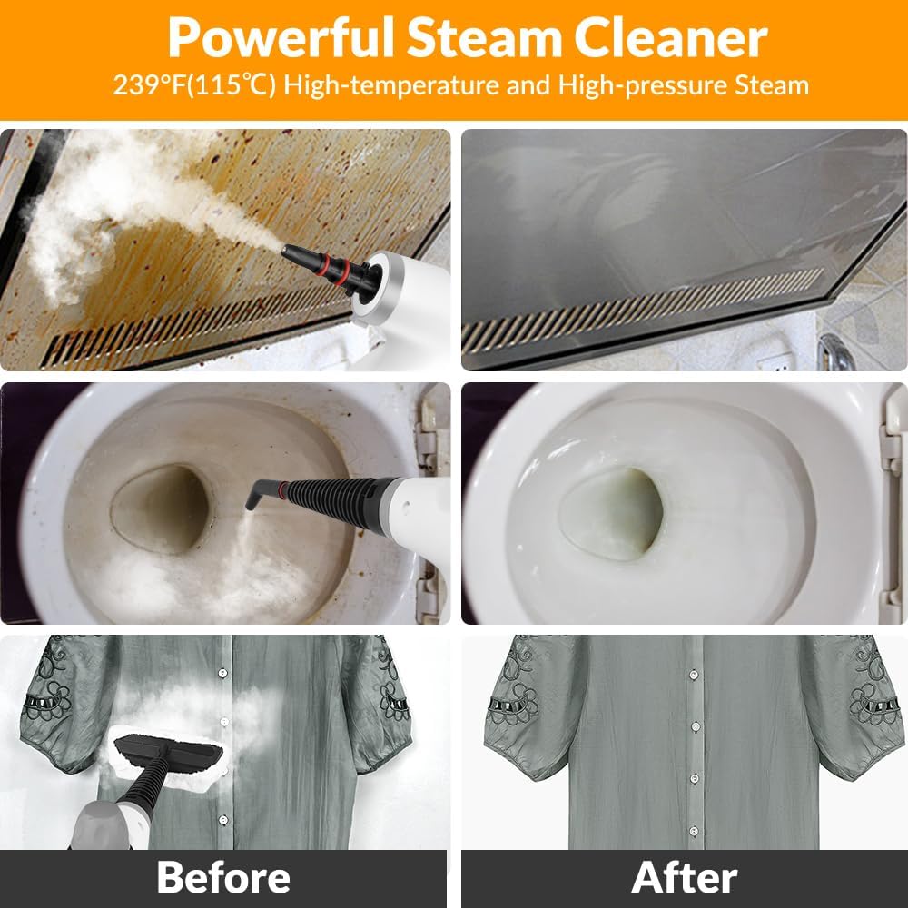 SteamEase 12-in-1 steam cleaner